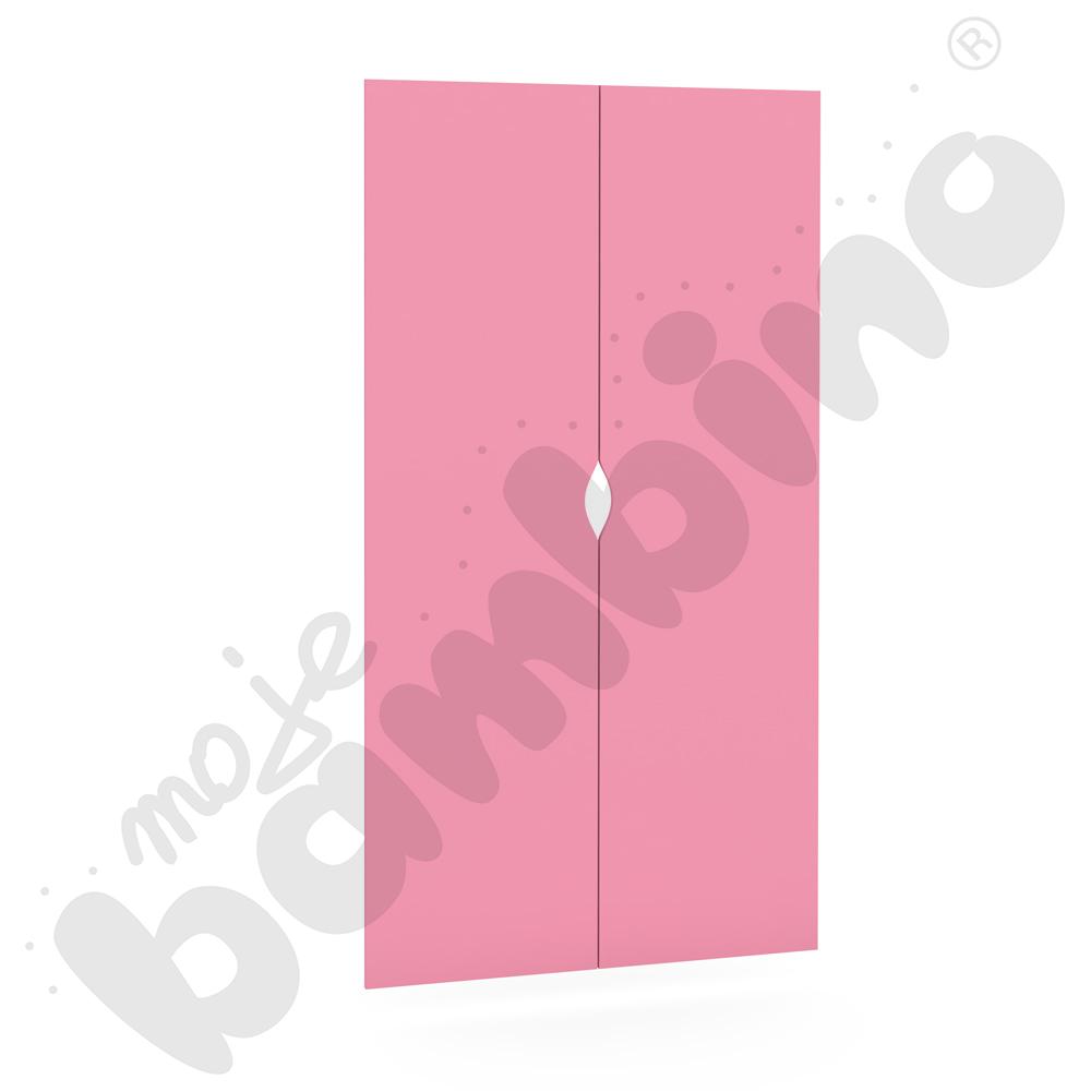 Drzwi wysokie Feria różowe lakierowane