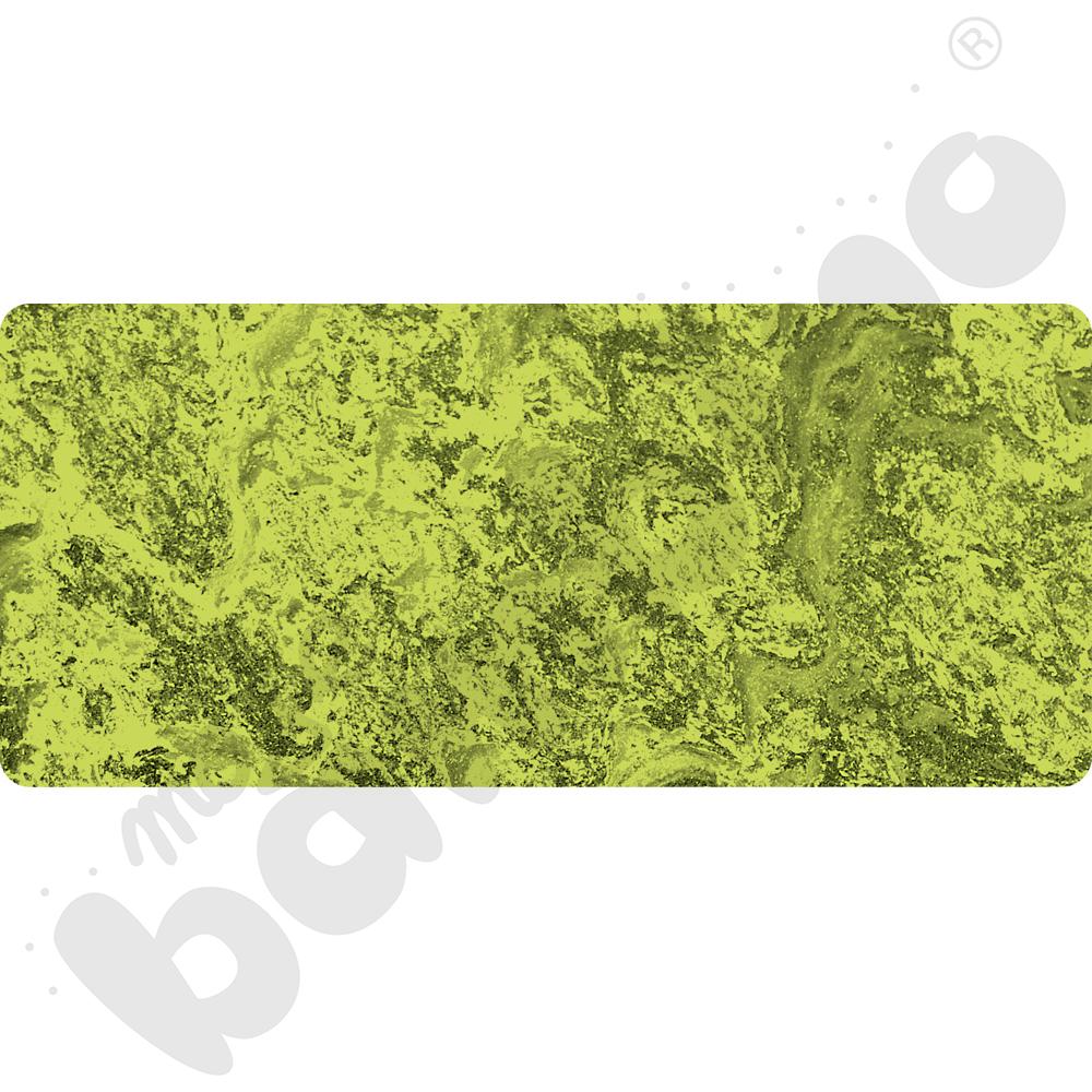 Cichy blat Plus prostokątny, 80 x 180 - zielony