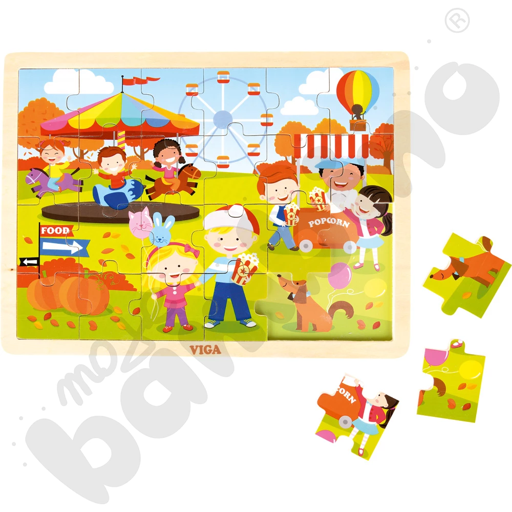 Puzzle 4 pory roku – jesień | 542084 | sklep Moje Bambino