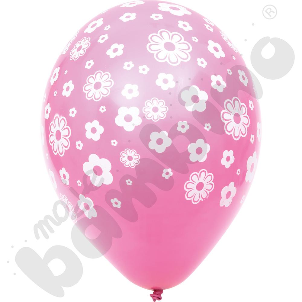 Balony w kwiatki