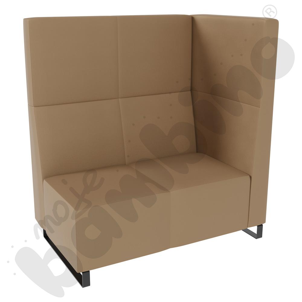 Sofa Universum 2-os. wys. 133 cm, bok średni prawy, tkanina MT04