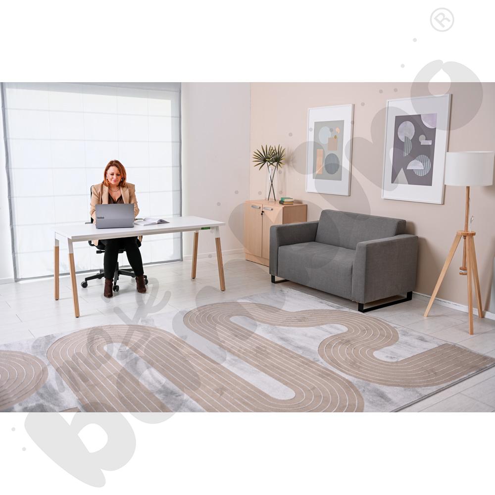 Sofa Universum 2-os. wys. 82 cm, 2 boki niskie, tkanina KG22