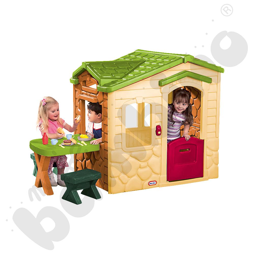 Domek z patio naturalny Domek z patio naturalny