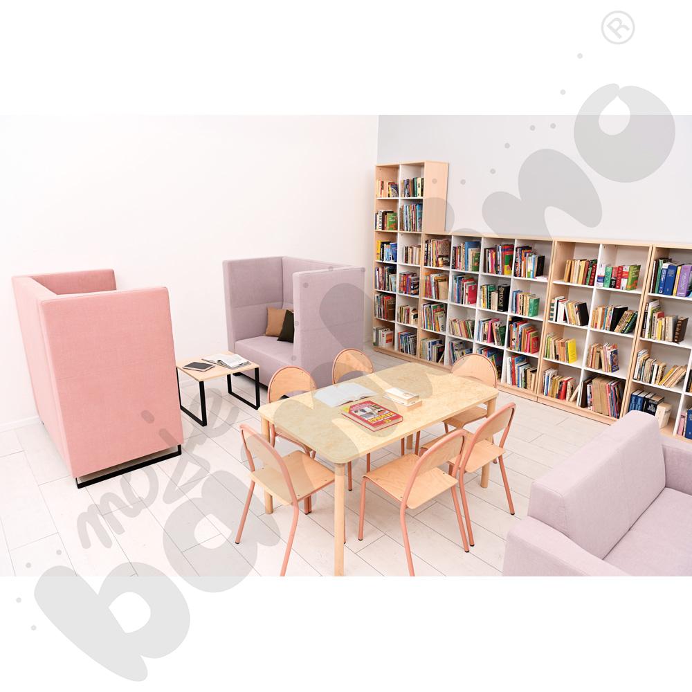 Sofa Universum 2-os. wys. 133 cm, 2 boki średnie, tkanina KG21