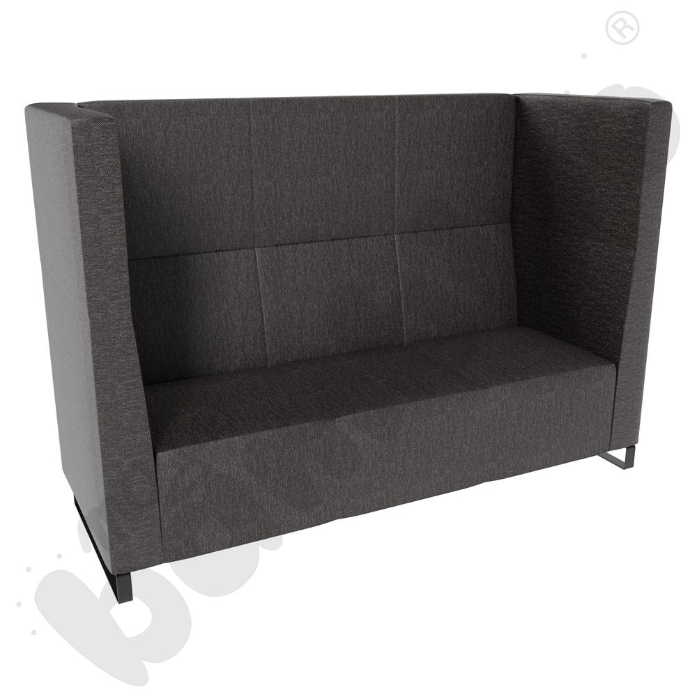 Sofa Universum 3-os. wys. 133 cm, 2 boki średnie, tkanina RO34
