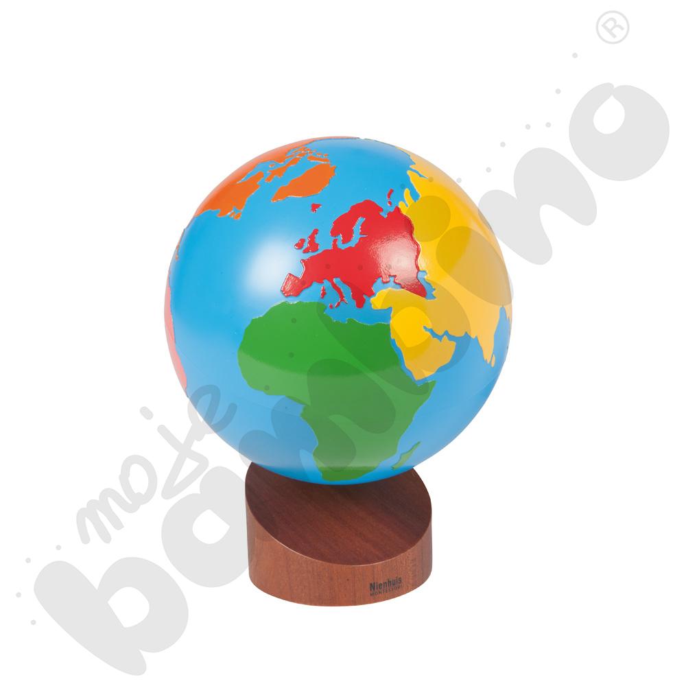 Globus Montessori - kolorowe kontynenty