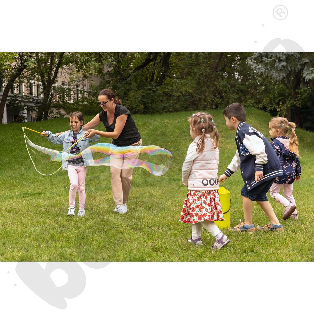 Sznurek do wielkich baniek mydlanych (dł. rączki 50 cm) 