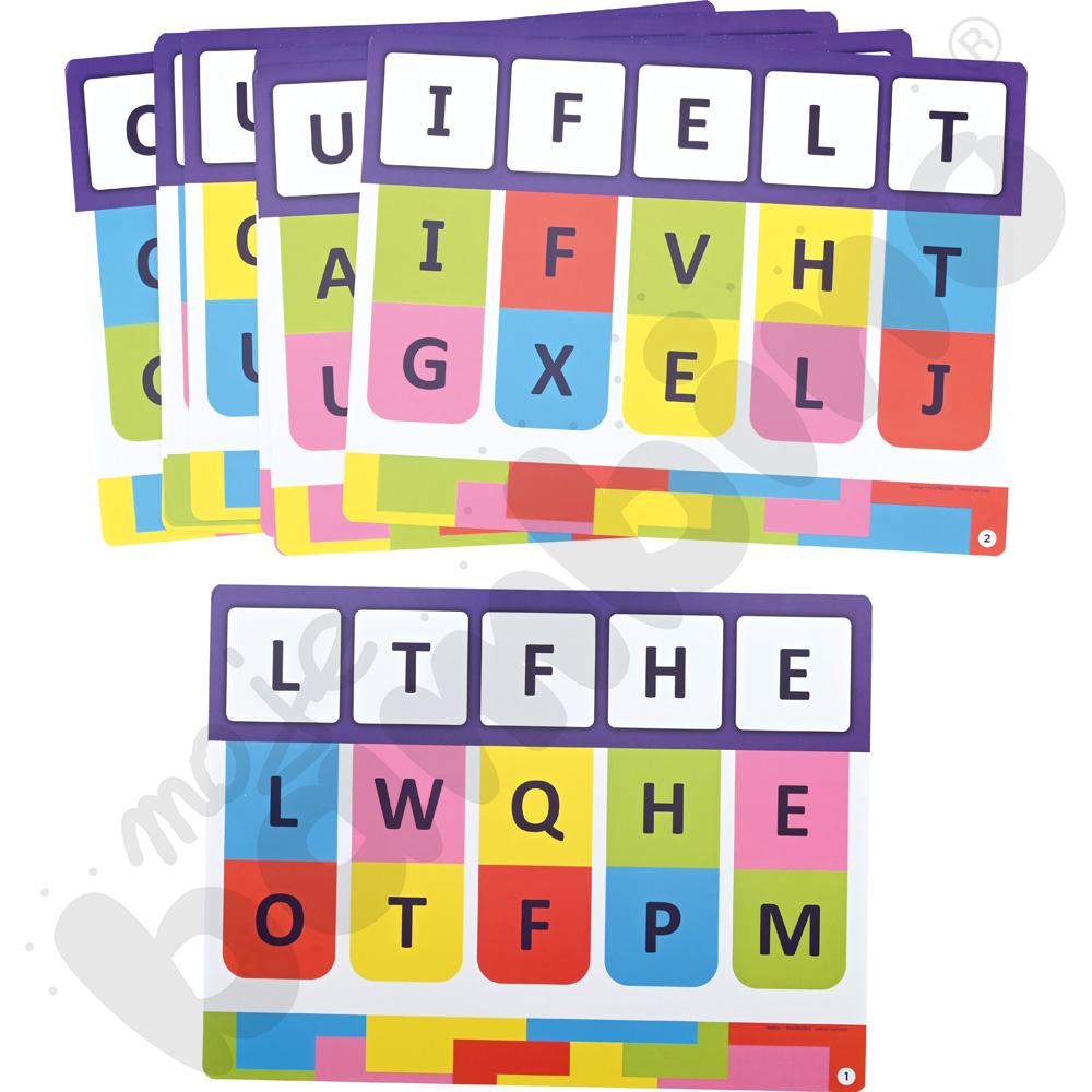 Colorcode - karty zadań – wielkie  litery 