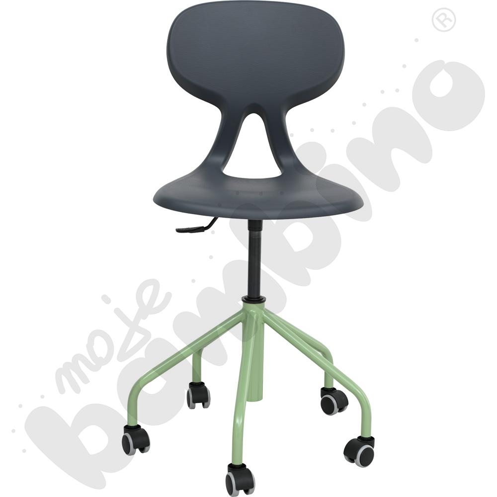 Krzesło obrotowe Piano - szaro-oliwkowe Krzesło obrotowe Piano - szaro-oliwkowe