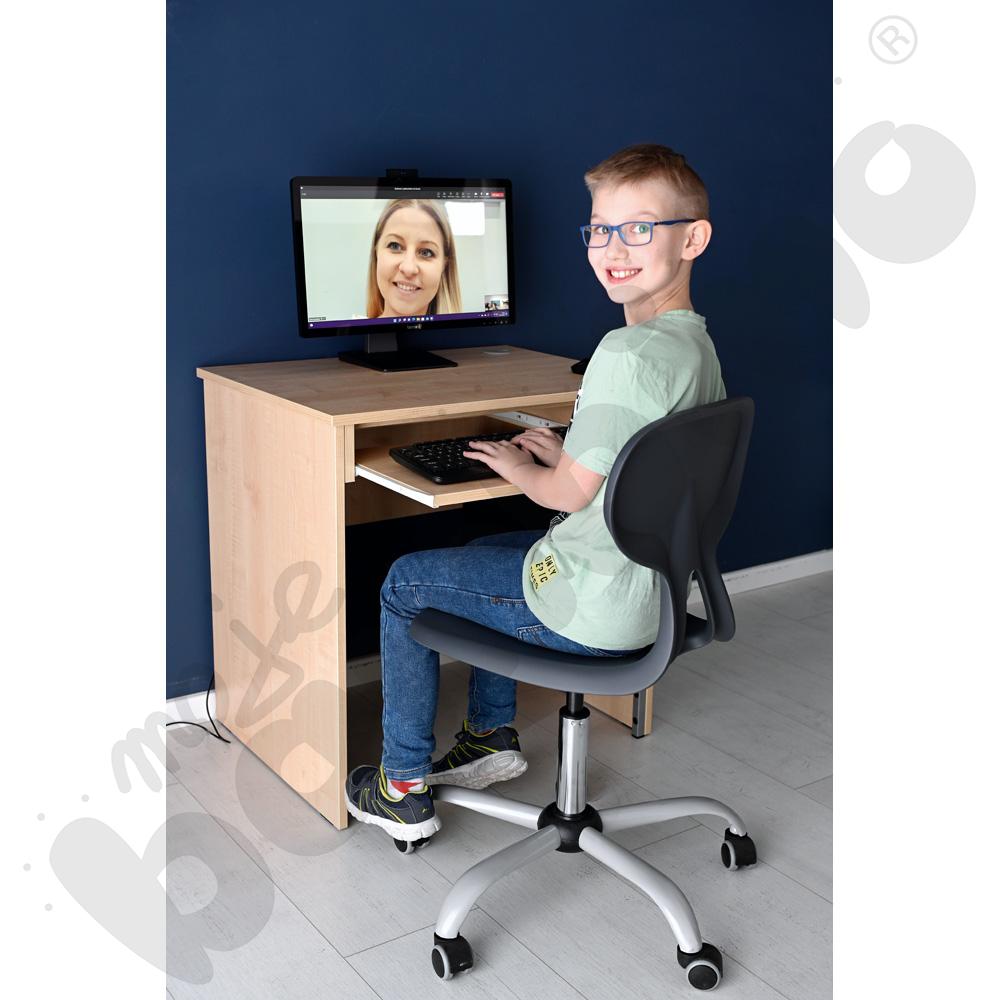 Stolik komputerowy STANDARD  z półką na komputer i szufladą na klawiaturę - klon 375 Stolik komputerowy STANDARD  z półką na komputer i szufladą na klawiaturę - klon 375