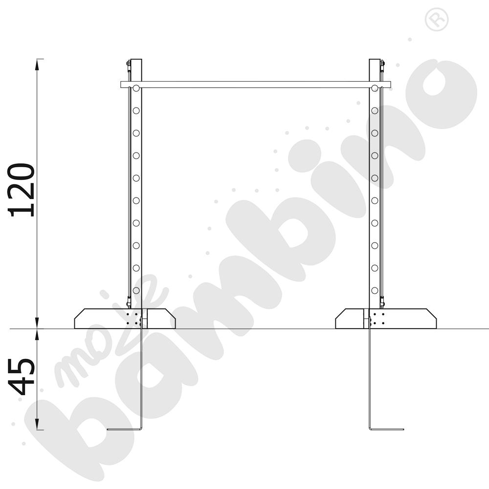 Drążek sprytu Terra z kotwami