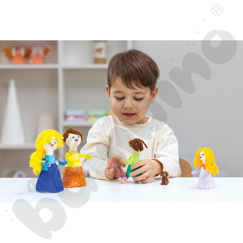Figurki styropianowe, wys. 15 cm, 8 szt.