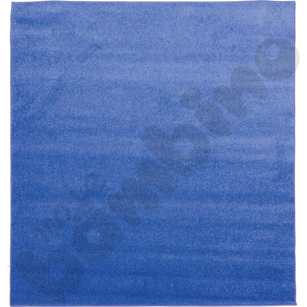 Dywan jednokolorowy - niebieski 2 x 2 m