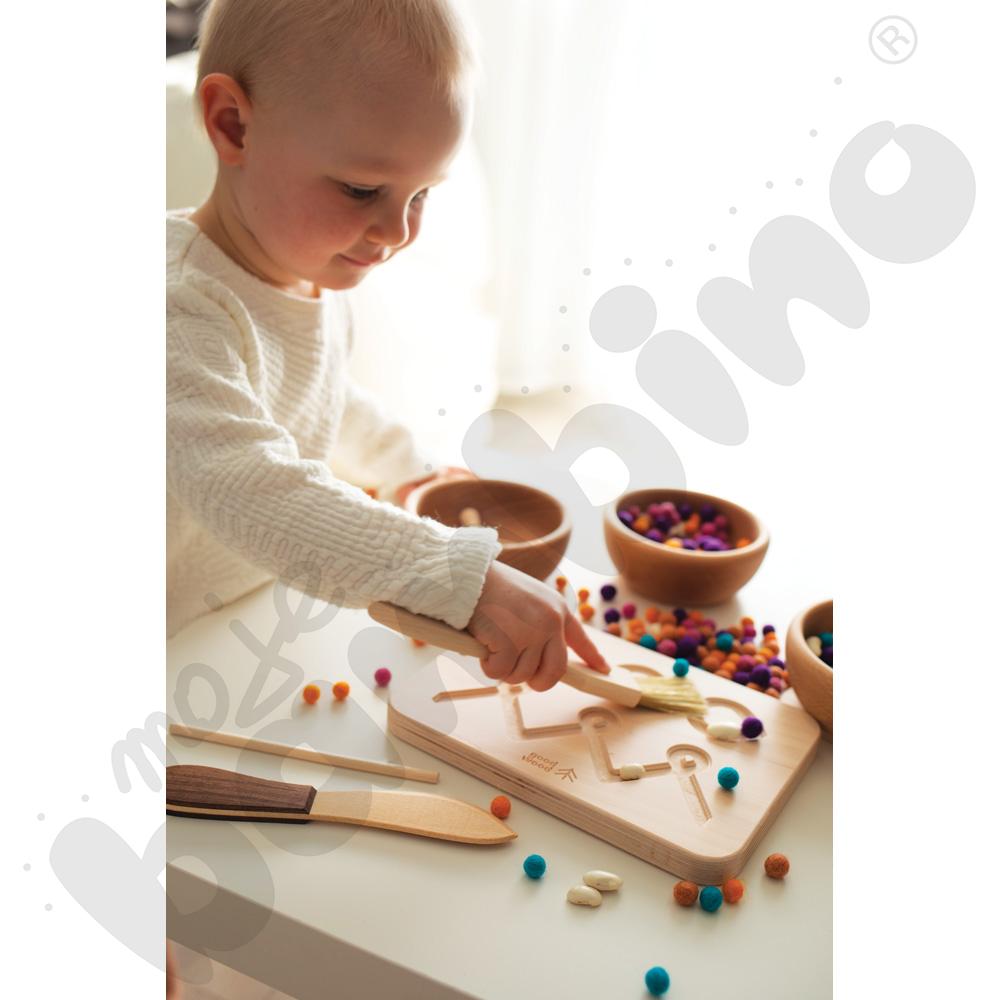 Tablice grafomotoryczne starszaka - naturalne - MED