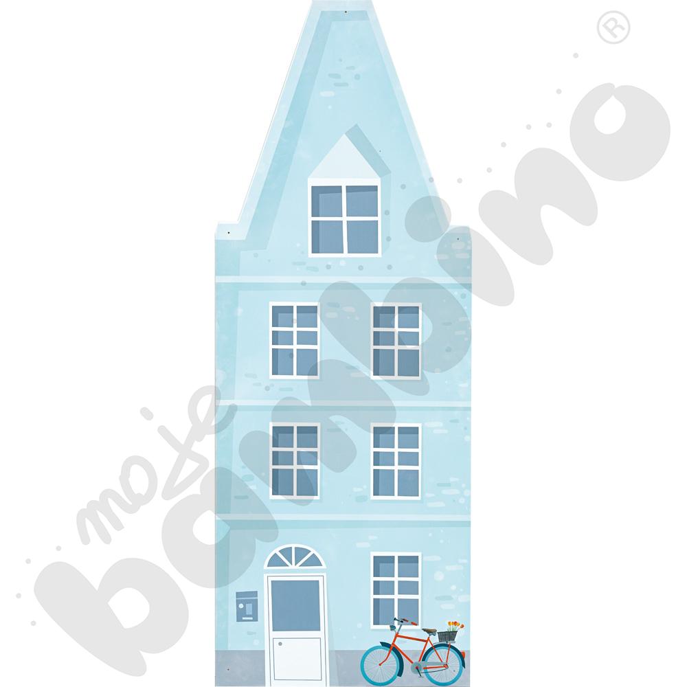 Panel ścienny - dom,  błękitny