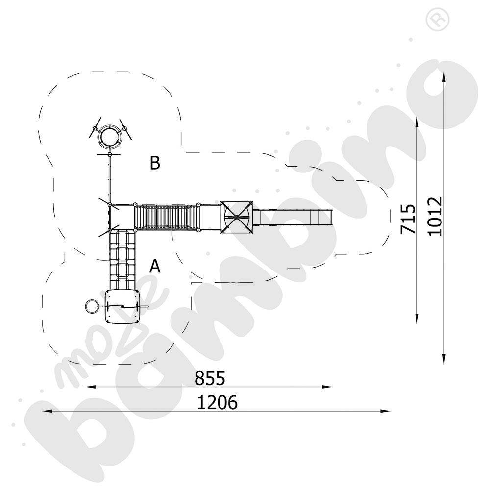 Orbis - zestaw 11369, metalowe słupy