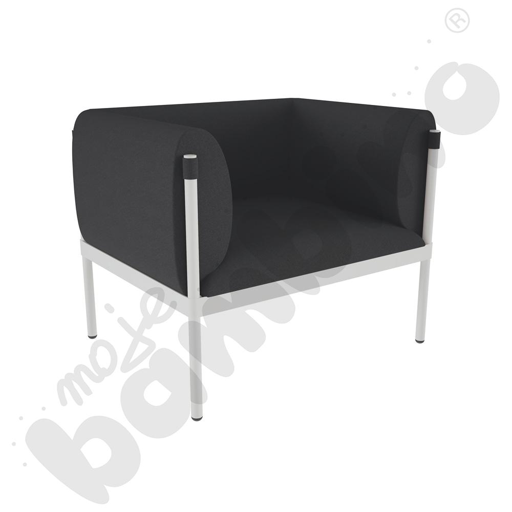Fotel Stilt niski czarny
