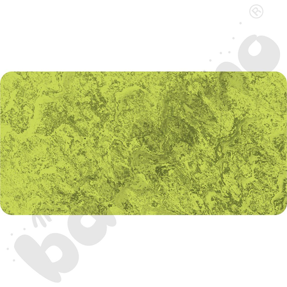 Cichy blat Plus prostokątny, 60 x 120 - zielony