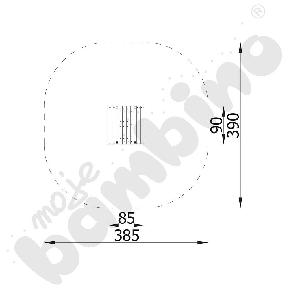 Ławkostół Terra z pojemnikami z kotwami Ławkostół Terra z pojemnikami z kotwami