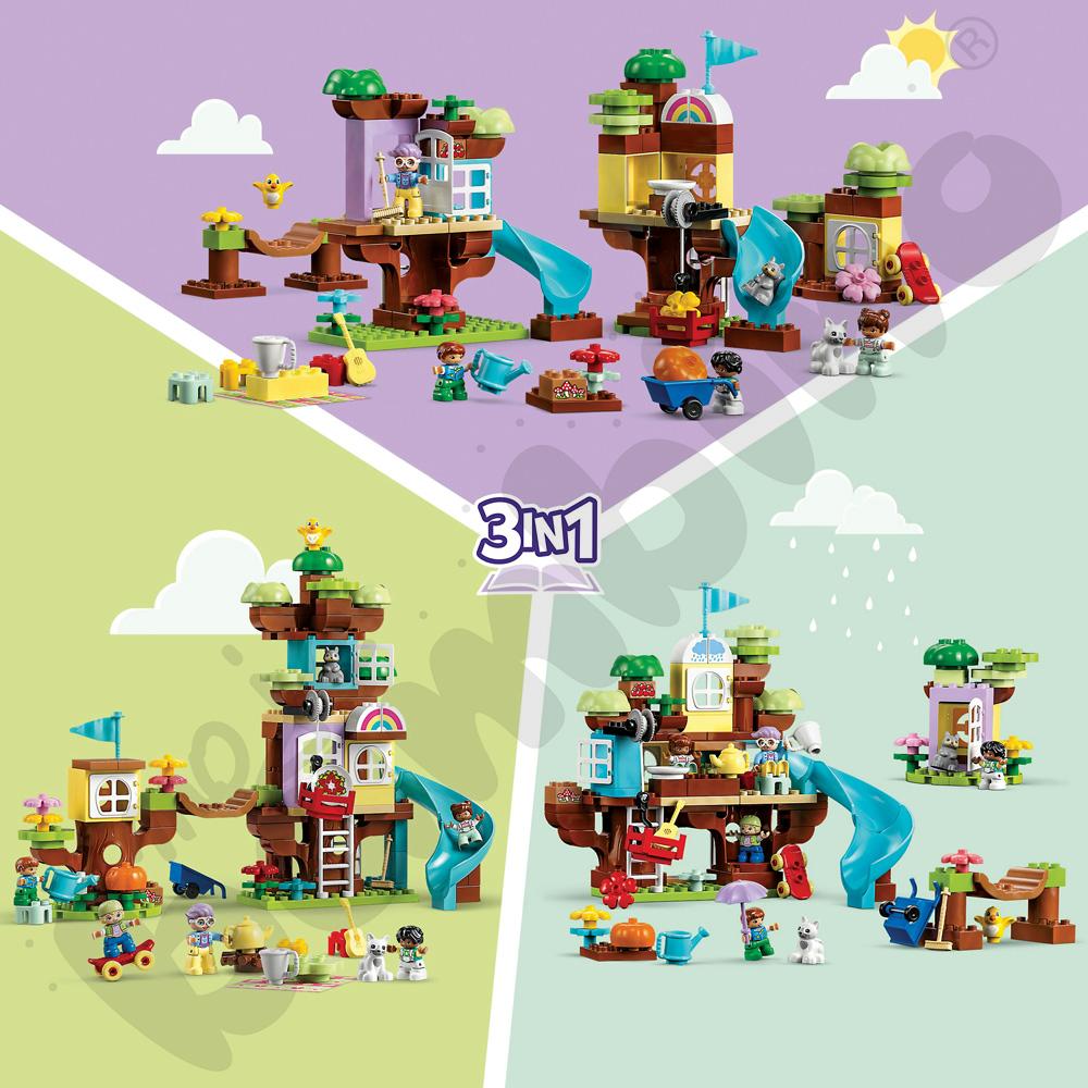 LEGO® Duplo Town Domek na drzewie 3 w 1 LEGO® Duplo Town Domek na drzewie 3 w 1