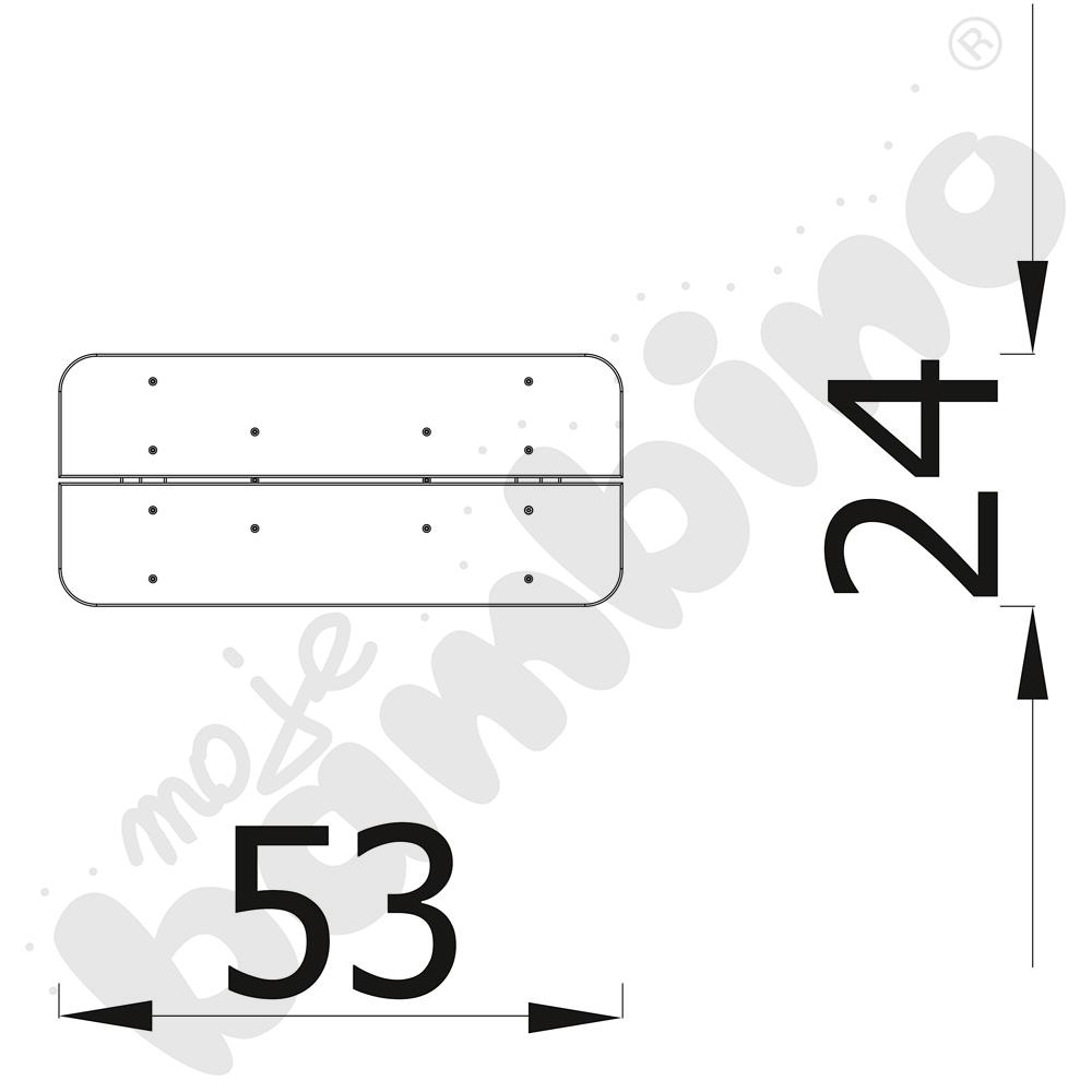 Mini taborecik Terra, z kotwami