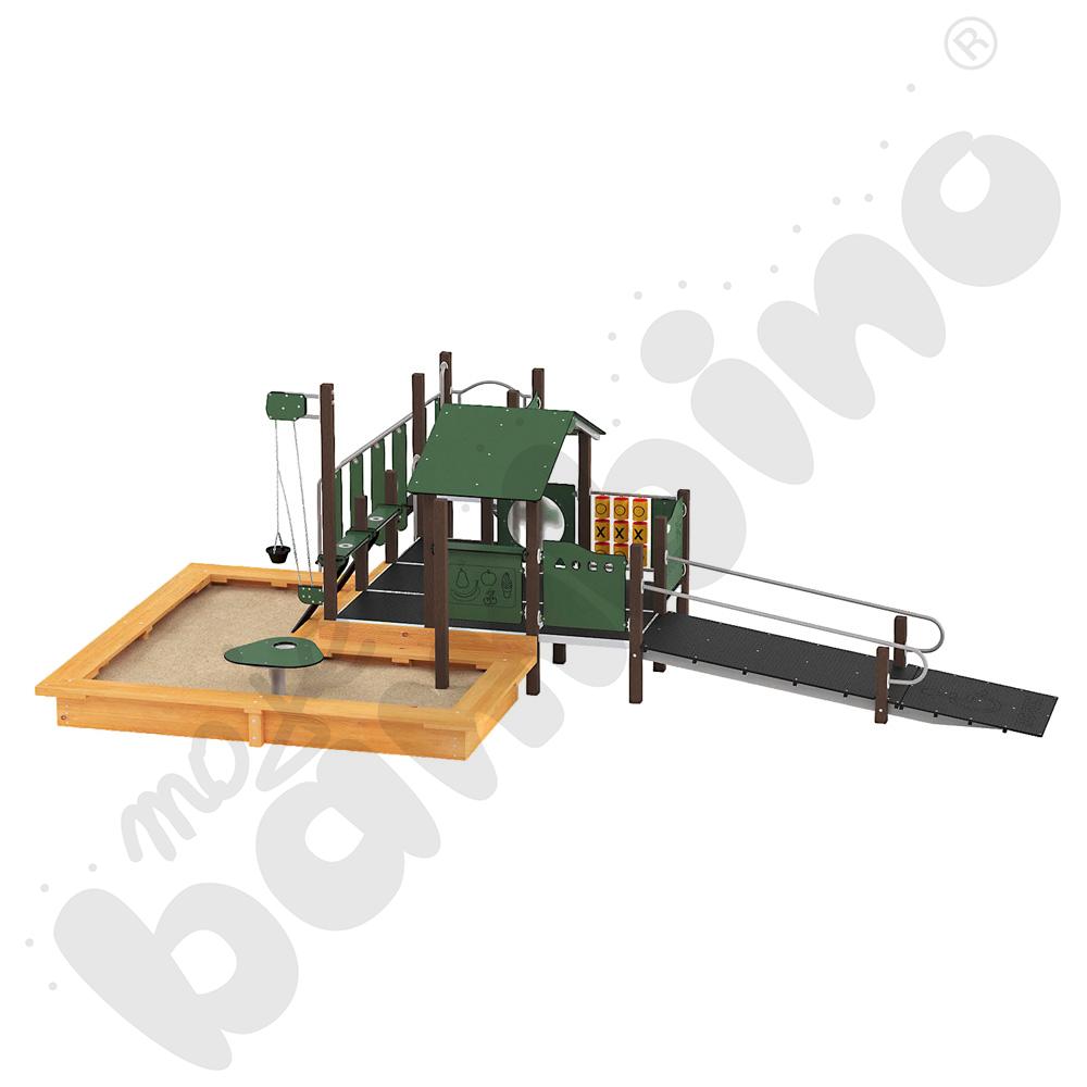 Zestaw Quadro z piaskownicą, recykling