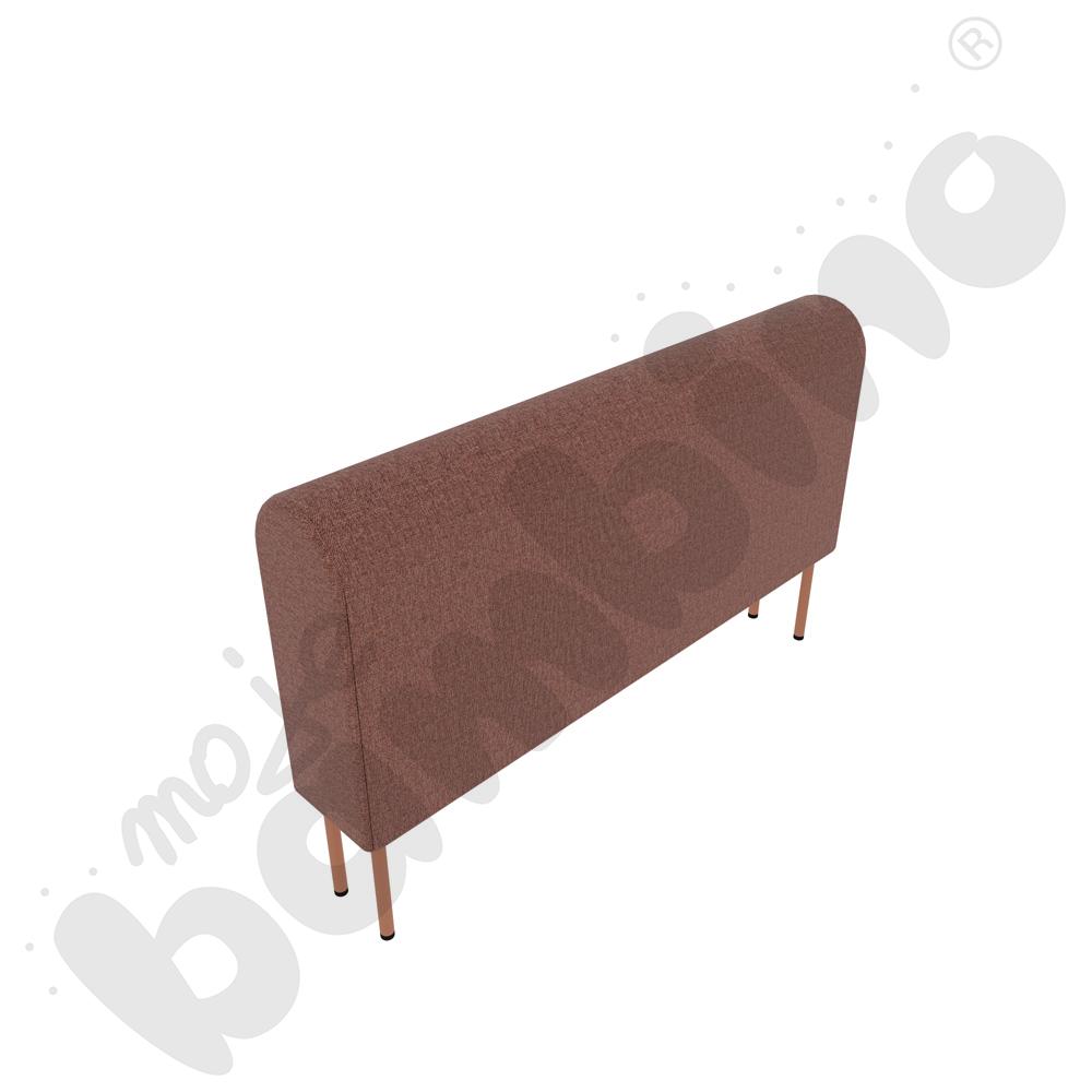 Moduł Versa 120x20x74 cm z plastikowymi stopkami, stelaż łososiowy, tkanina RO11 Moduł Versa 120x20x74 cm z plastikowymi stopkami, stelaż łososiowy, tkanina RO11