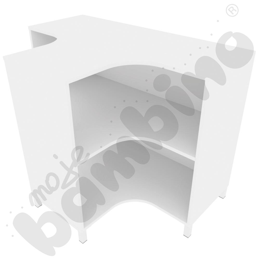 Quadro - szafka T z tablicą suchościeralną - biała