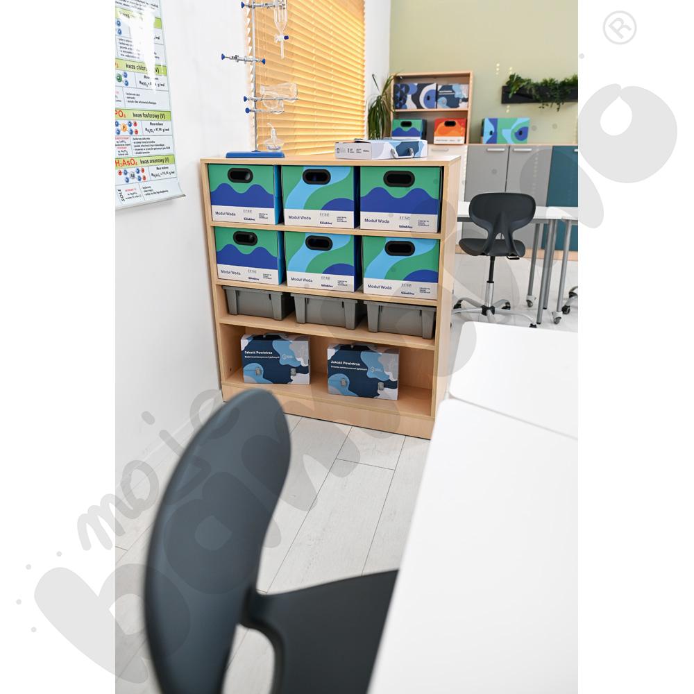 Regał Grande dwustronny - klon jasny