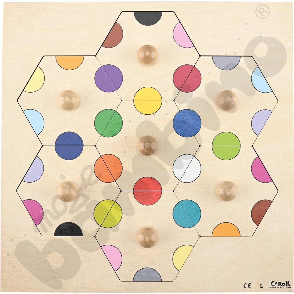 Puzzle z uchwytem - kolory