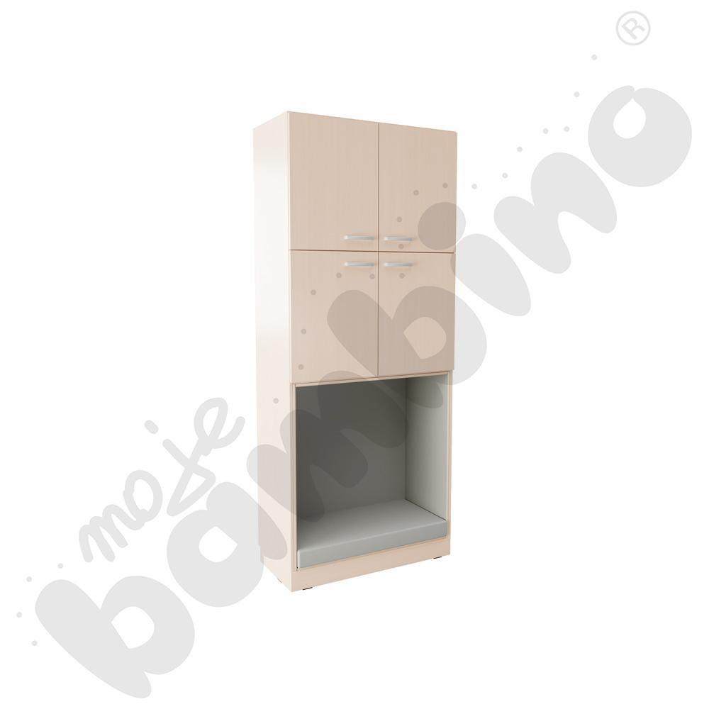 Szafa Grande XXL z siedziskiem 22 cm - klon jasny