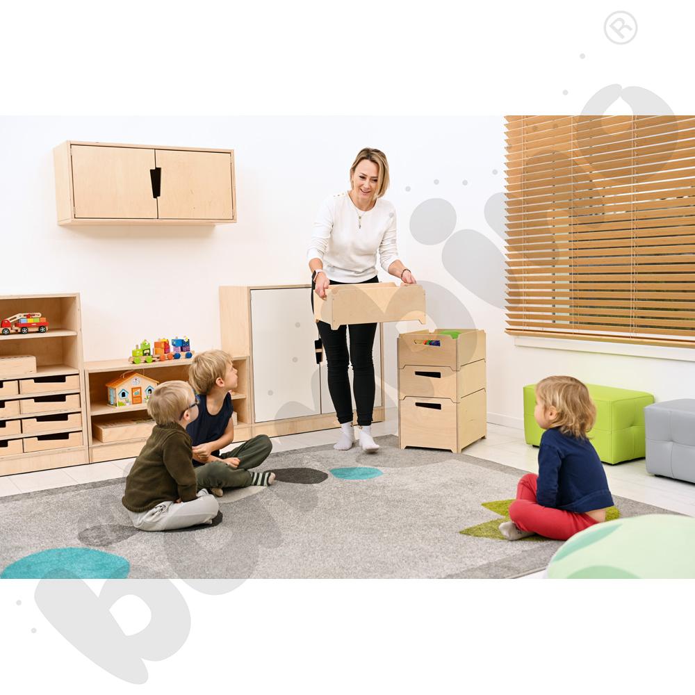 Quadro - drzwiczki małe 90 st., mocowane do przegrody  - żółte Quadro - drzwiczki małe 90 st., mocowane do przegrody  - żółte