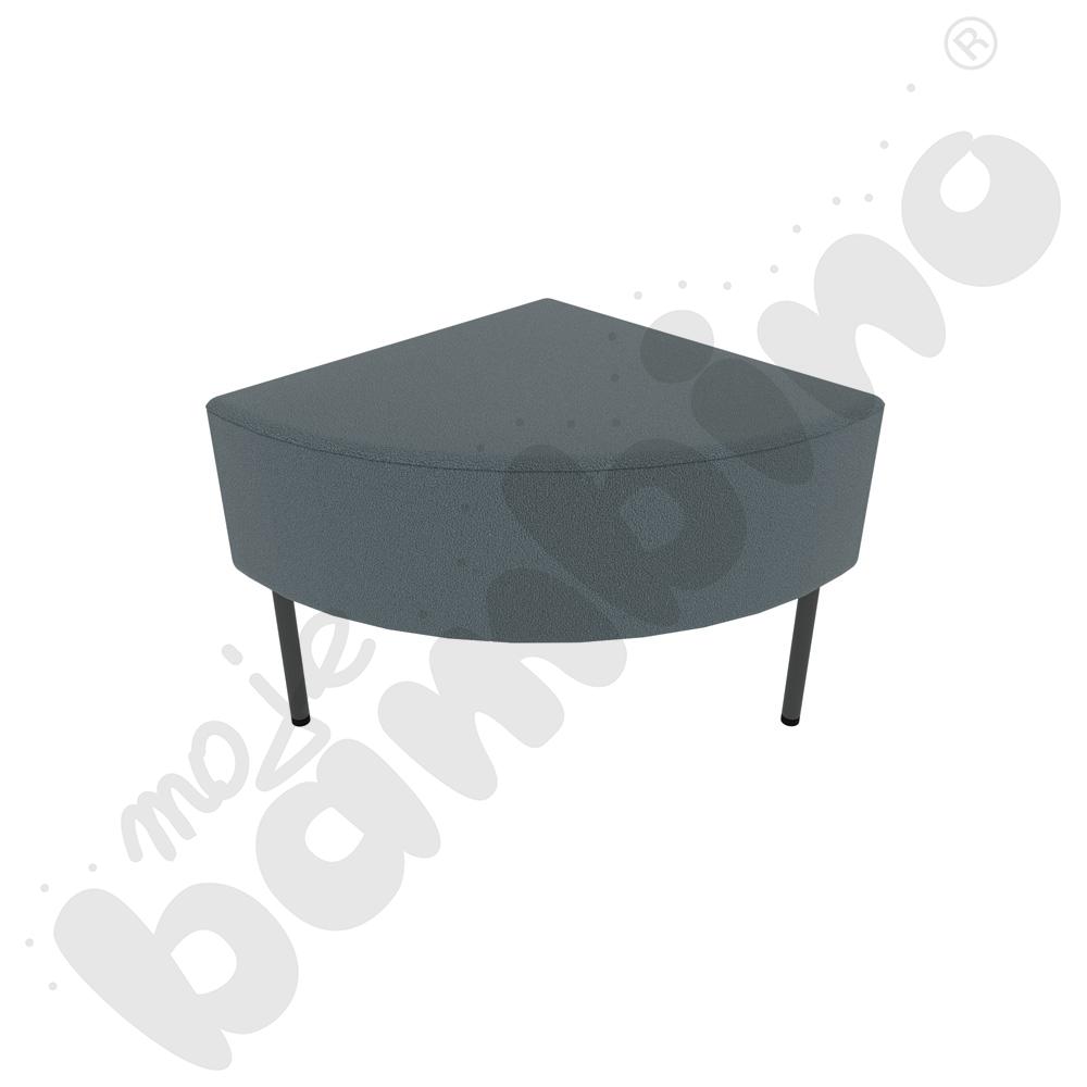 Narożnik Versa 50x50 cm z plastikowymi stopkami, stelaż antracytowy, tkanina BD13