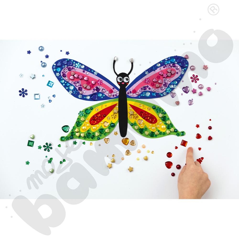 Zestaw kryształków deco - różne kształty