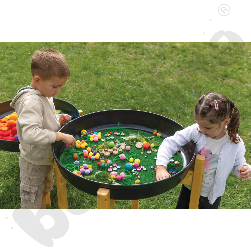 Zestaw tac Deep Spot ze stojakami, 3 kpl.