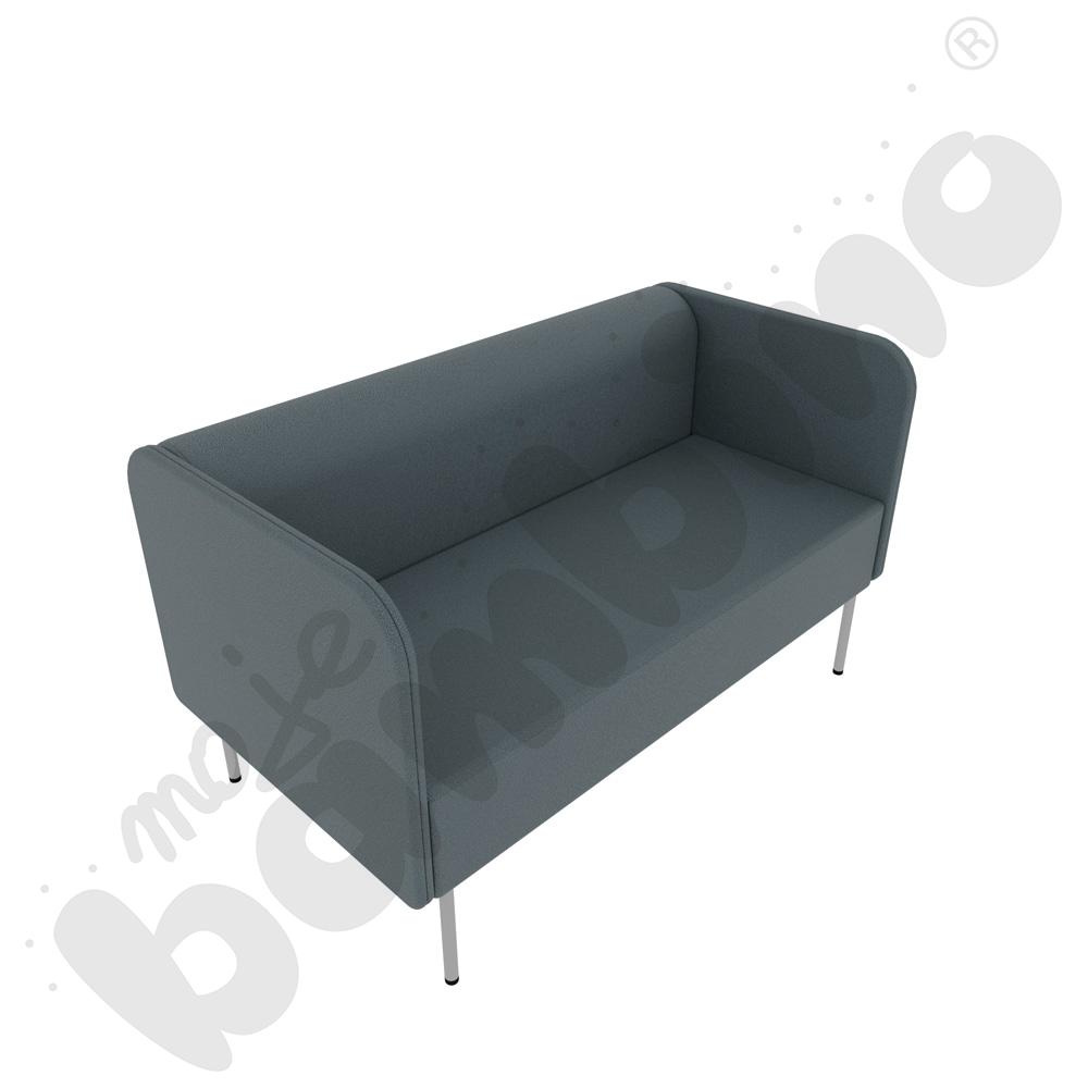 Sofa Versa 2-os. z filcowymi stopkami, stelaż jasnoszary, tkanina BD13
