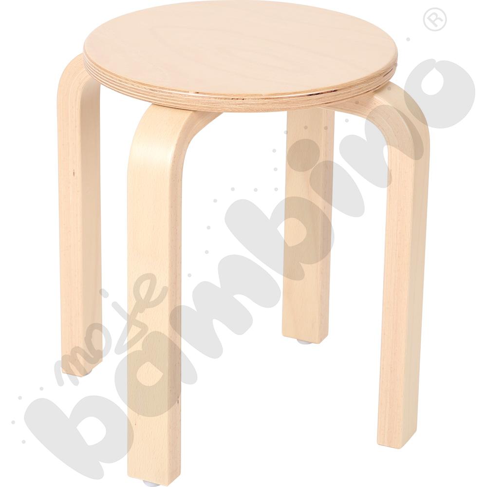 Taboret drewniany - wys. 40 cm