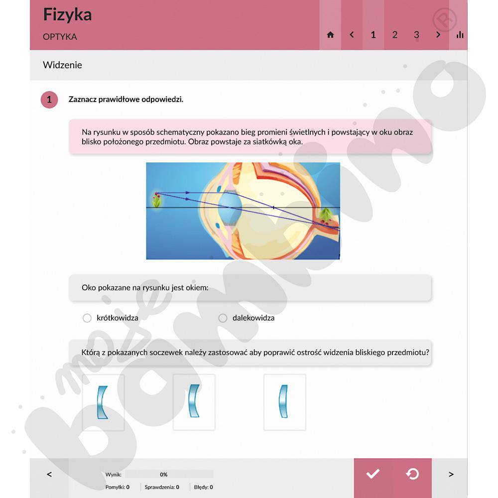 EduPaka - interaktywne zadania i ćwiczenia przedmiotowe - FIZYKA kl. 7-8