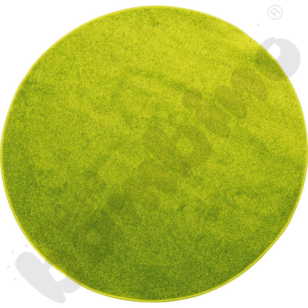 Dywan okrągły o śr. 70 cm - zielony