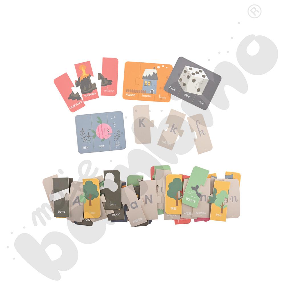 LOGI miniBot - puzzle alfabet - w języku angielskim