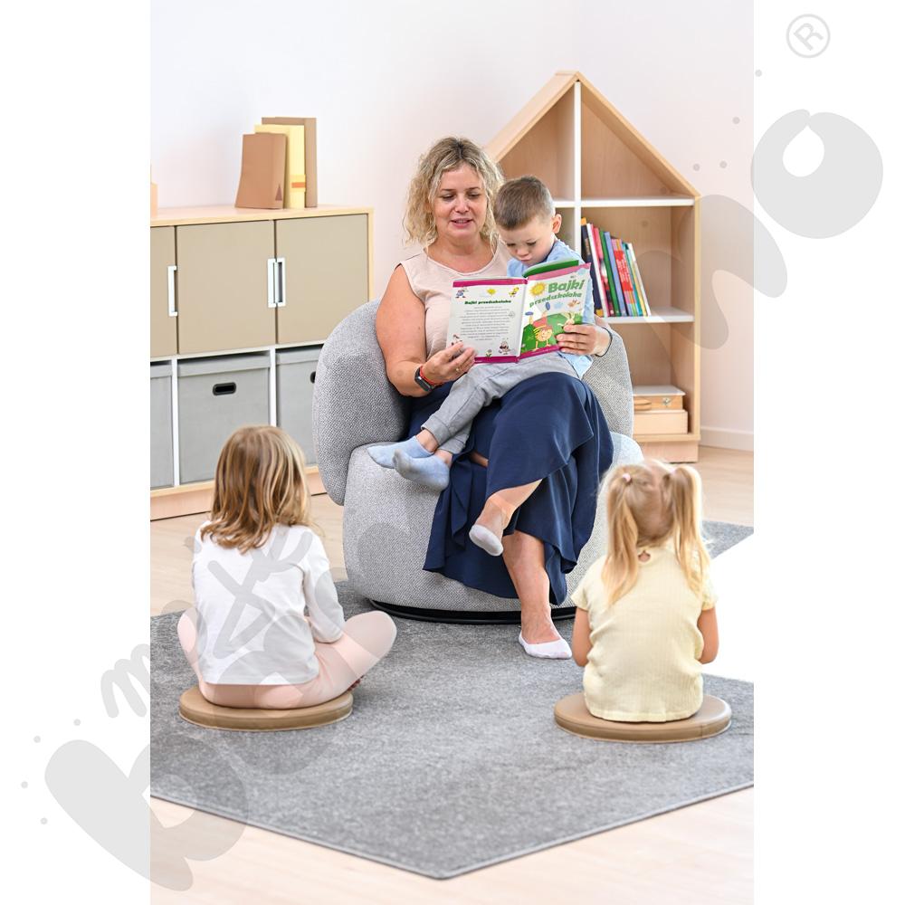 Fotel obrotowy Natalie jasnoszary Fotel obrotowy Natalie jasnoszary