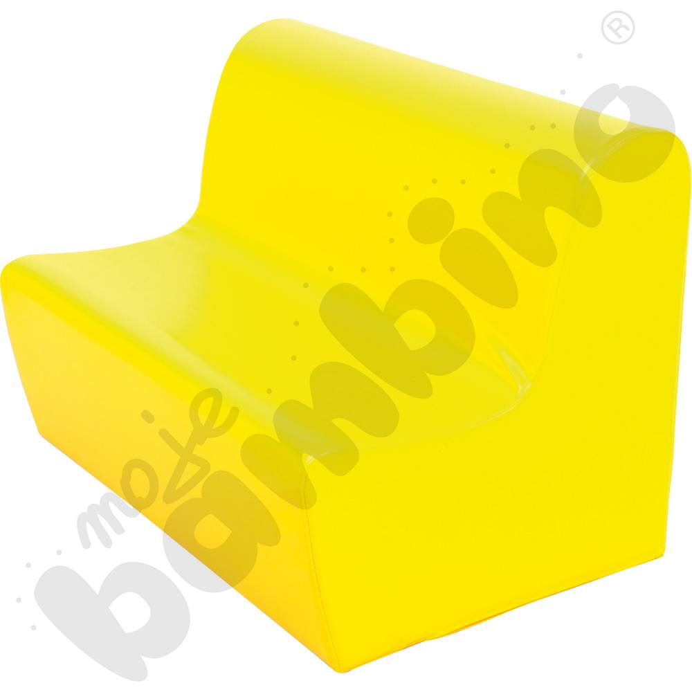 Duża kanapa żółta