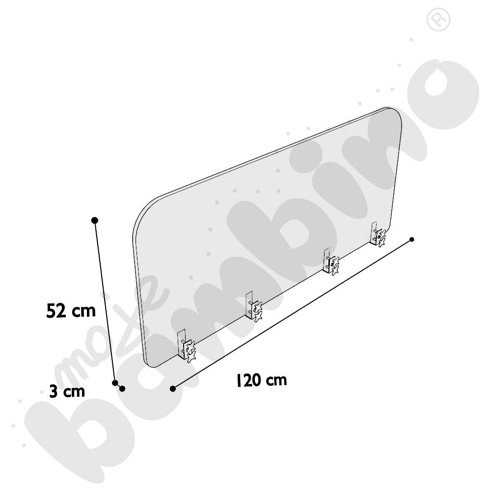 Ścianka Versa 120x52 cm, tkanina RO36