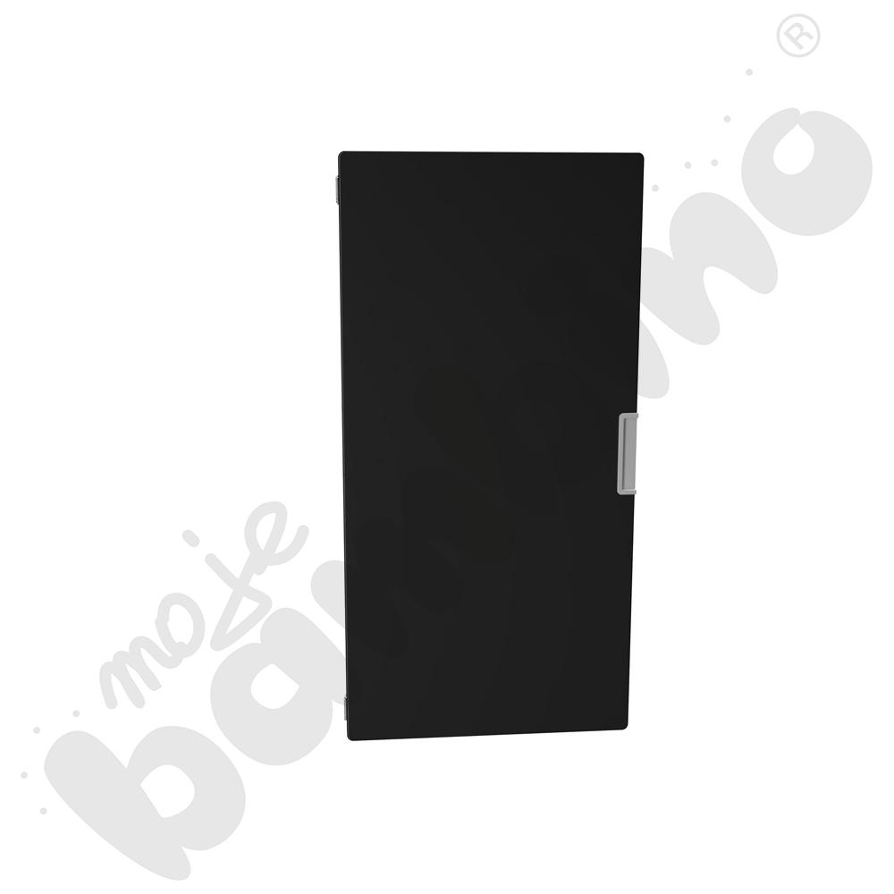 Quadro - drzwiczki średnie 90, cichy domyk - czarne