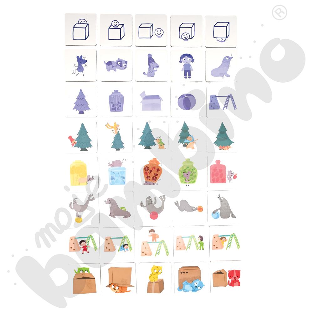 Tafelki magnetyczne - orientacja przestrzenna