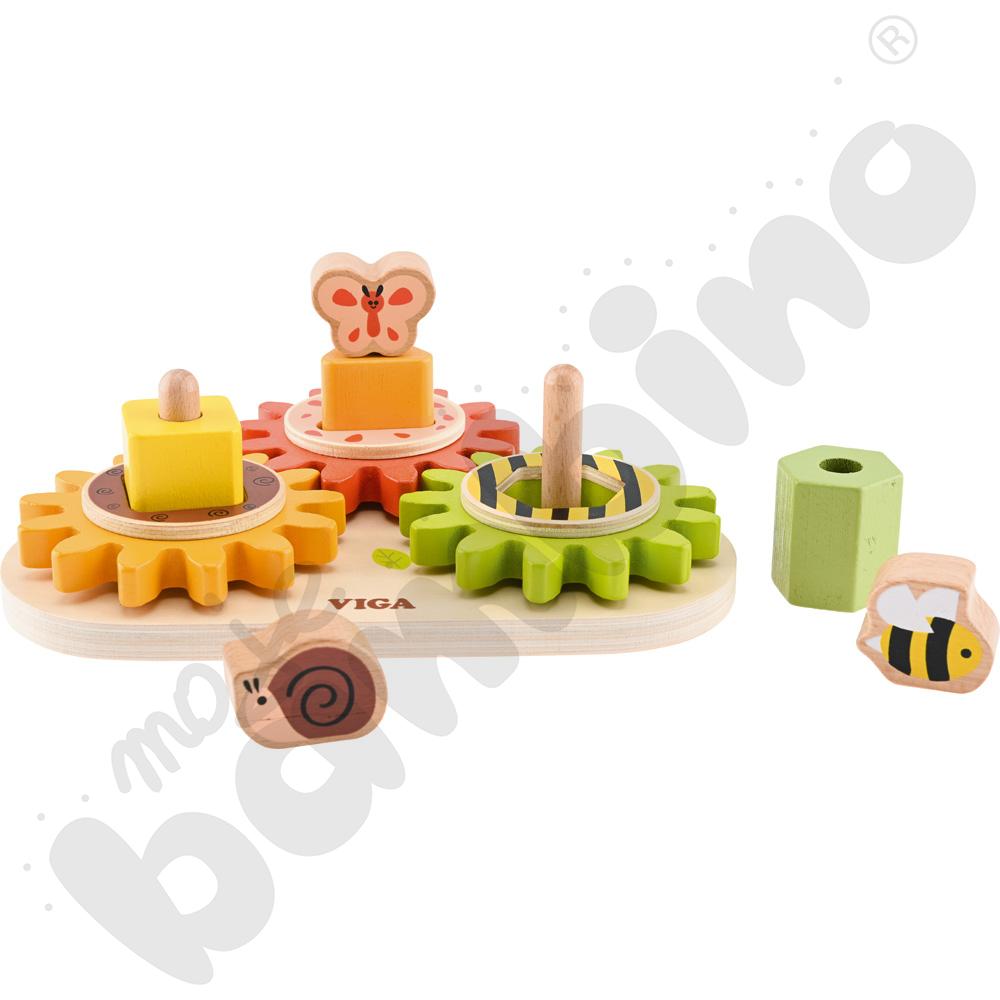 Sorter z zębatkami
