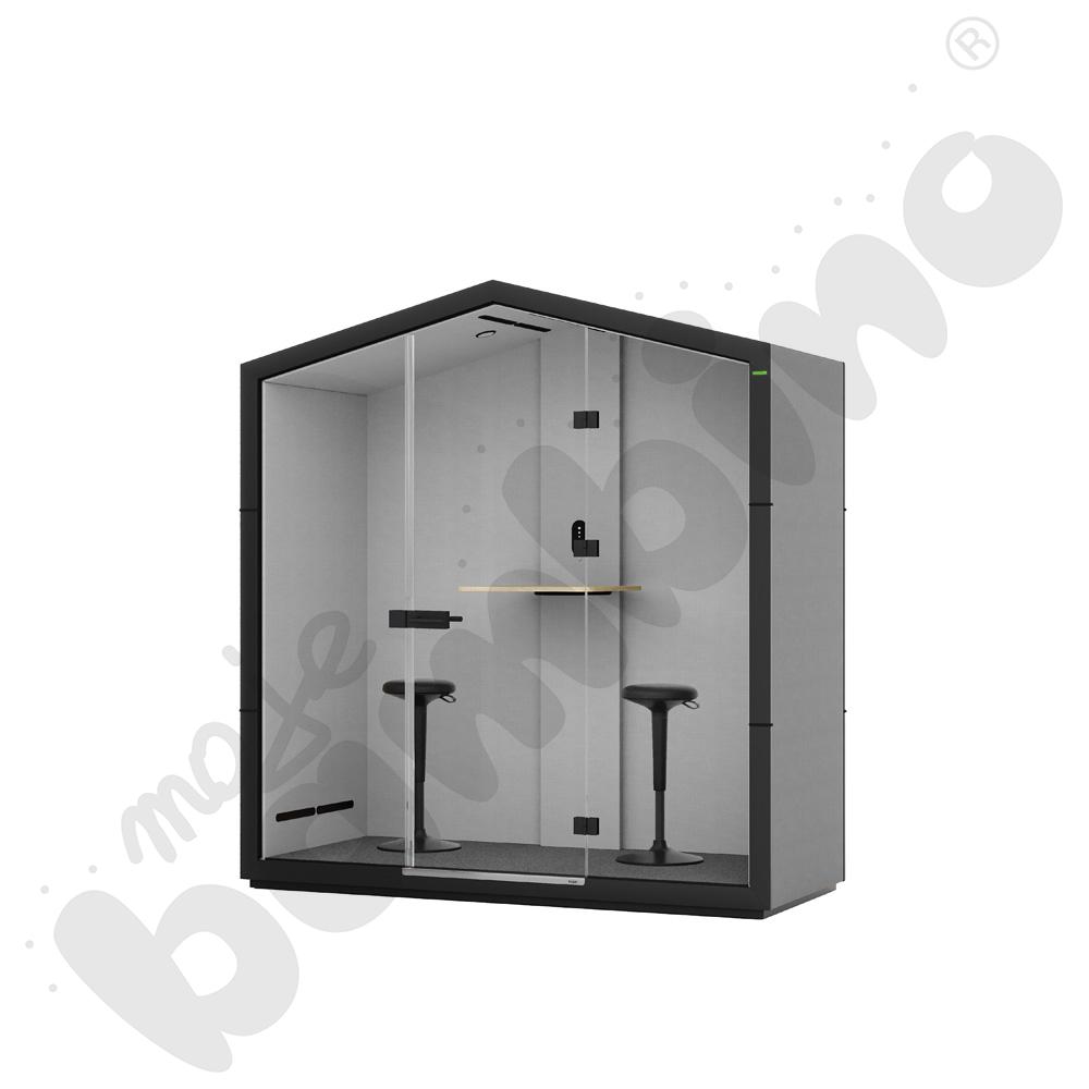 Budka akustyczna Silent Up 2-osobowa - szara