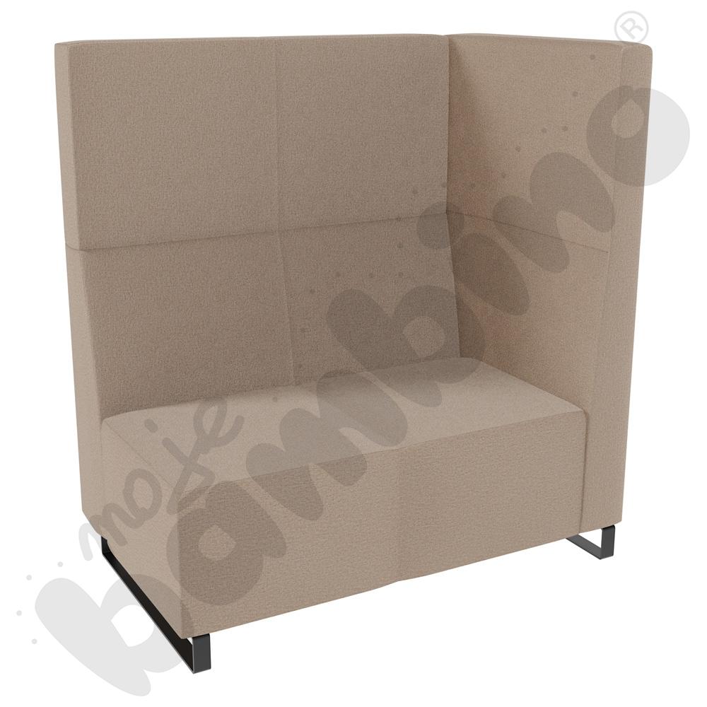 Sofa Universum 2-os. wys. 133 cm, bok średni prawy, tkanina KG34