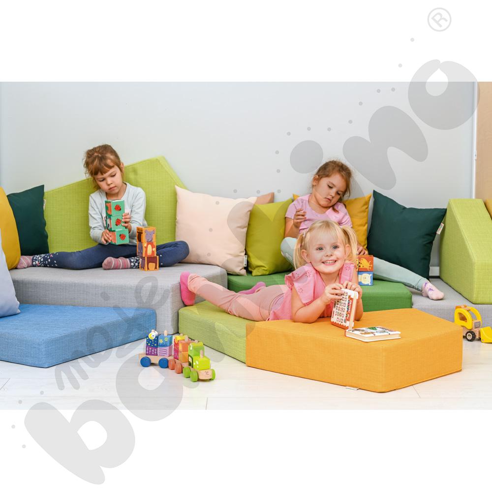 Materac Quadro 1 jasnoszary, wys. 20 cm