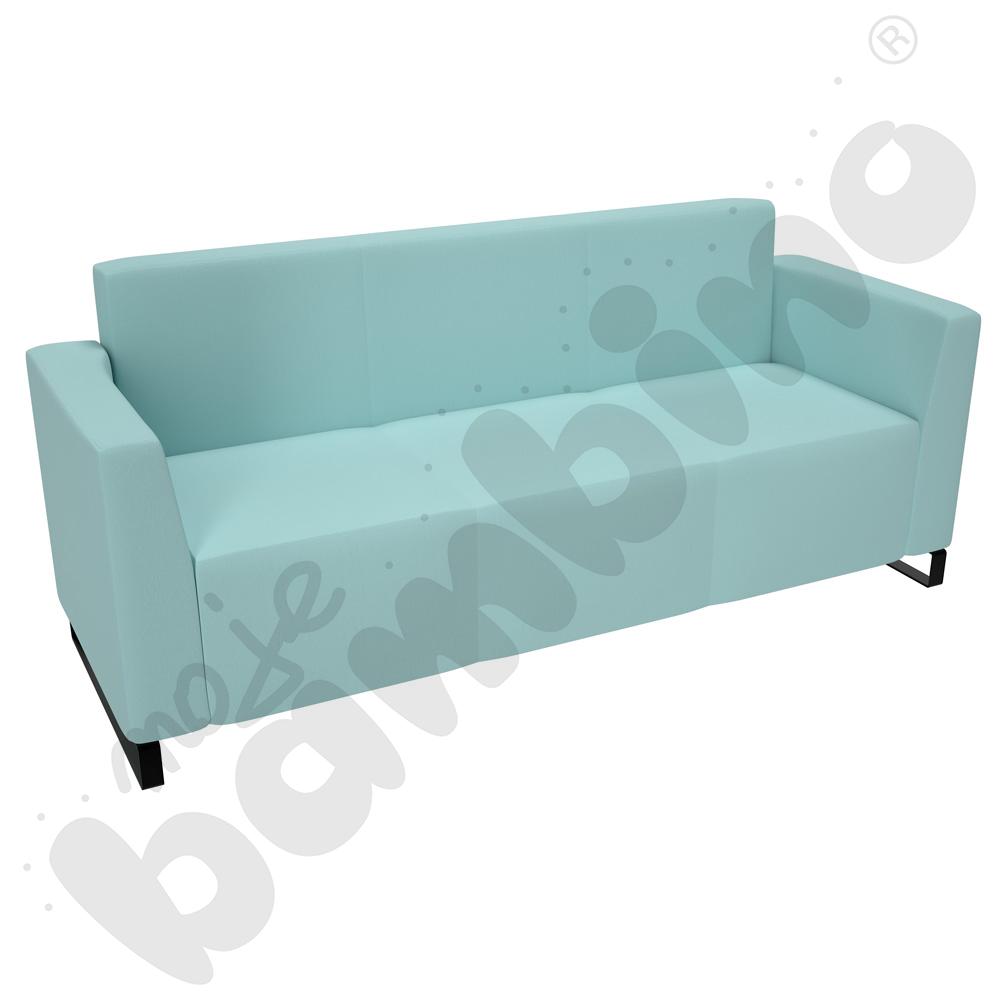 Sofa Universum 3-os. wys. 82 cm, 2 boki niskie, tkanina KG09